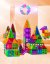 Magnetická stavebnice pro děti sada 120ks – Magnetic Tiles II