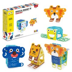 Magnetická stavebnice Happy Animal 35ks - Magical Magnet II