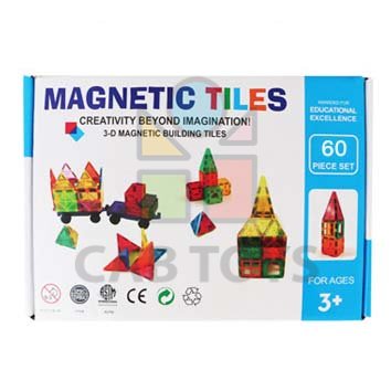 Magnetická stavebnice - 60 dílů