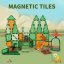 Magnetická stavebnice Dinosaur  sada 62ks – Magnetic Tiles