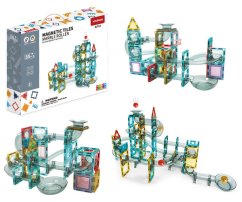 Magnetická stavebnica Marble Roller 88ks sada - Magnetic Tiles Magnetická stavebnica Marble Roller 88ks sada - Magnetic Tiles