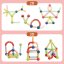 Magnetická stavebnice 32ks - Solid Color Magnetic Sticks