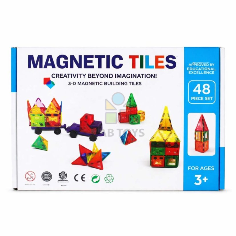 Magnetická stavebnice - 48 dílů