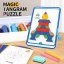 Magnetická stavebnica Magic Tangram Puzzle 128ks