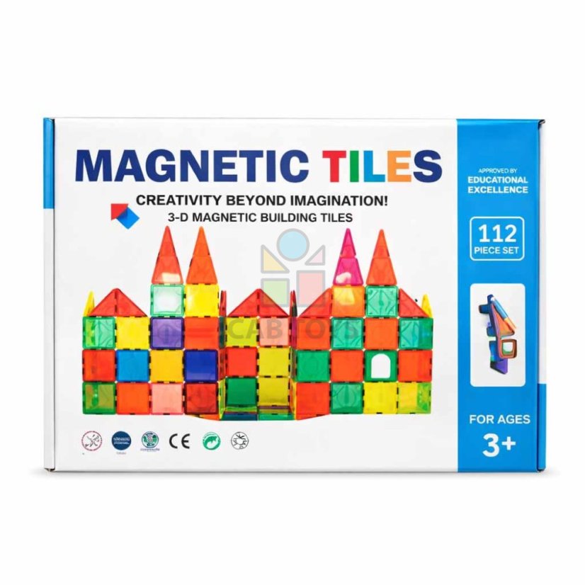 Magnetická stavebnice - 112 dílů