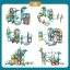 Magnetická stavebnice Marble Roller 88ks sada - Magnetic Tiles