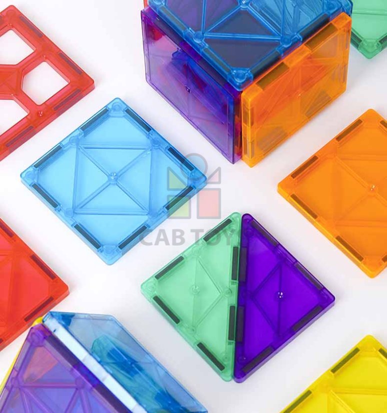 Magnetická stavebnice pro děti sada 120ks – Magnetic Tiles II
