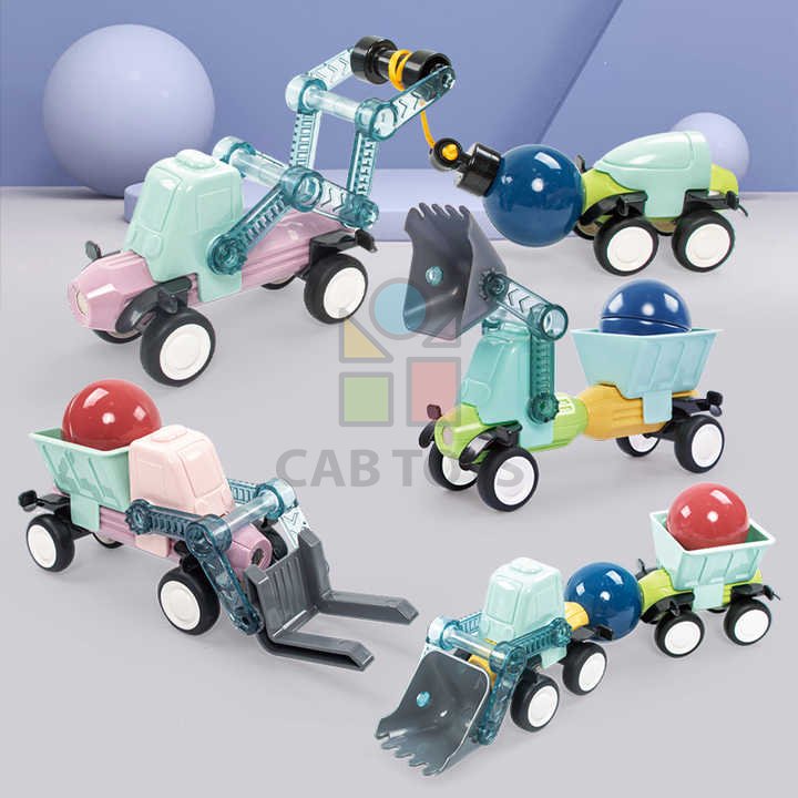 Magnetická stavebnice 29ks - Magnetic Sticks XL Vehicle