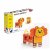 Magnetická stavebnice Happy Animal 60ks - Magical Magnet II