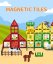 Magnetická stavebnice Window Art Farm 80ks – Magnetic Tiles