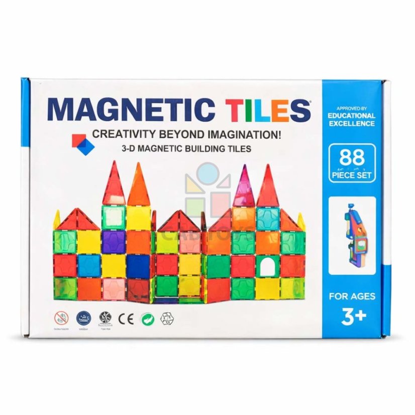 Magnetická stavebnice - 88 dílů