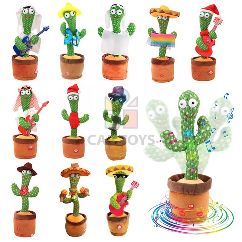 Tančící kaktus, zpívá, opakuje a přehrává hudbu – Mexiko 7