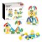 Magnetická stavebnice 110ks - Rainbow Magnetic Sticks