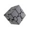 Infinity Cube Antistresová kostka kovová - černá
