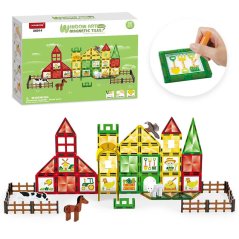 Magnetická stavebnice Window Art Farm 80ks – Magnetic Tiles Magnetická stavebnice Window Art Farm 80ks – Magnetic Tiles