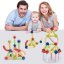 Magnetická stavebnice 32ks - Solid Color Magnetic Sticks