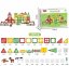 Magnetická stavebnice Window Art Farm 80ks – Magnetic Tiles