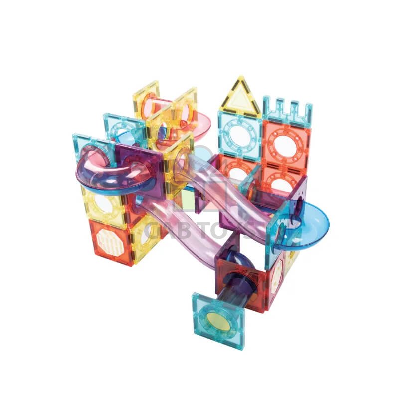 Magnetická stavebnica Marble Roller II 72ks sada - Magnetic Tiles