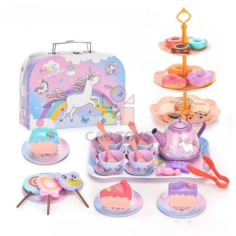 Dětská čajová souprava - Unicorn 48 dílná