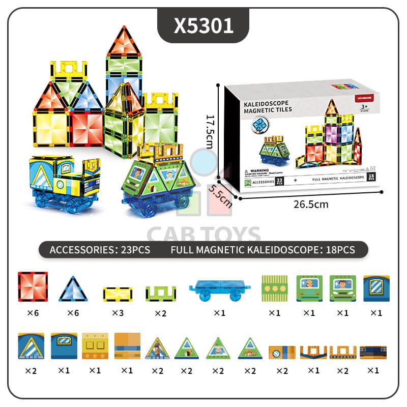 Magnetic Tiles Kaleidoscop 23+18ks