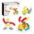 Magnetická stavebnice 45ks - Rainbow Magnetic Sticks