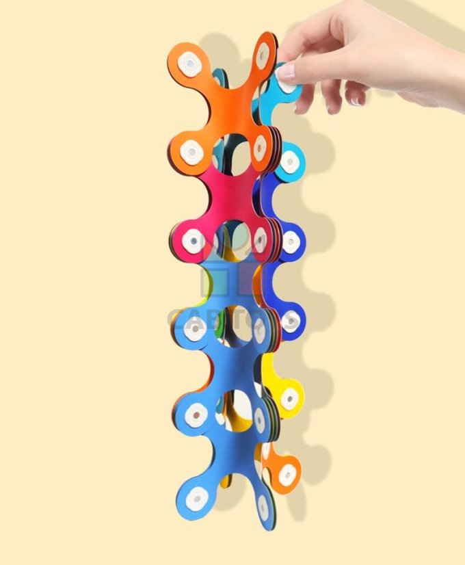 Magnetická stavebnice Flexy - 16ks