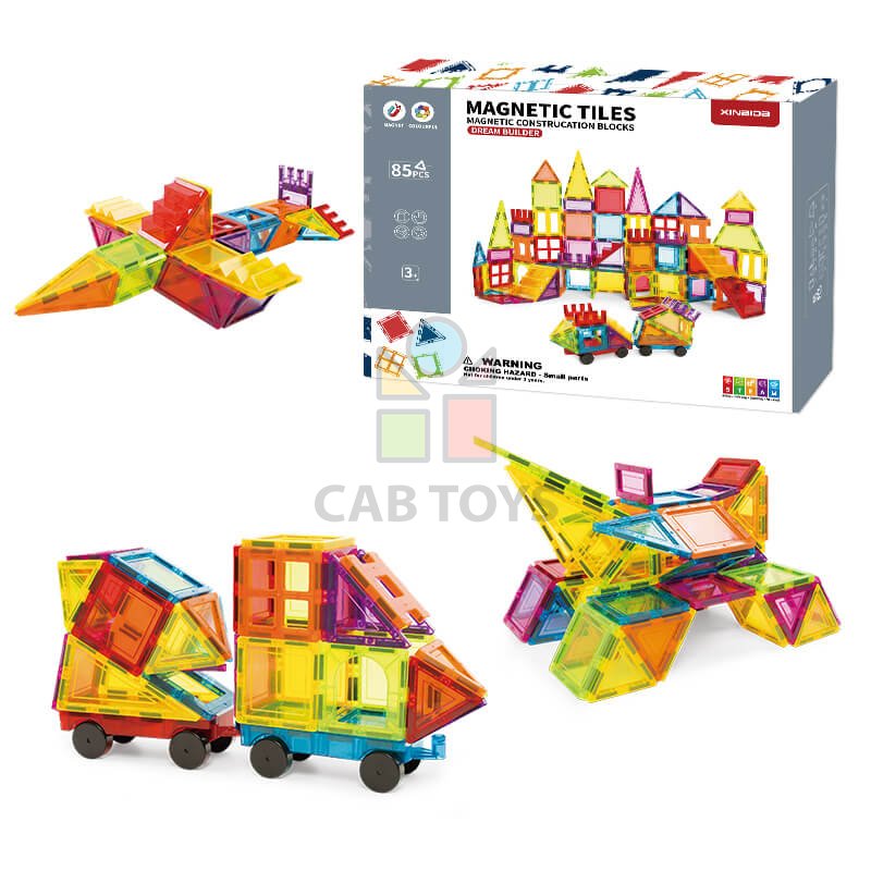 Magnetická stavebnice Dream Builder 85ks sada - Magnetic Tiles