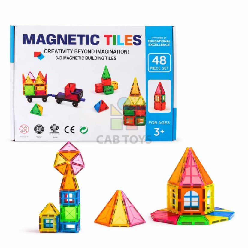 Magnetická stavebnice - 48 dílů