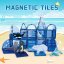 Magnetická stavebnice Ocean  sada 25ks – Magnetic Tiles