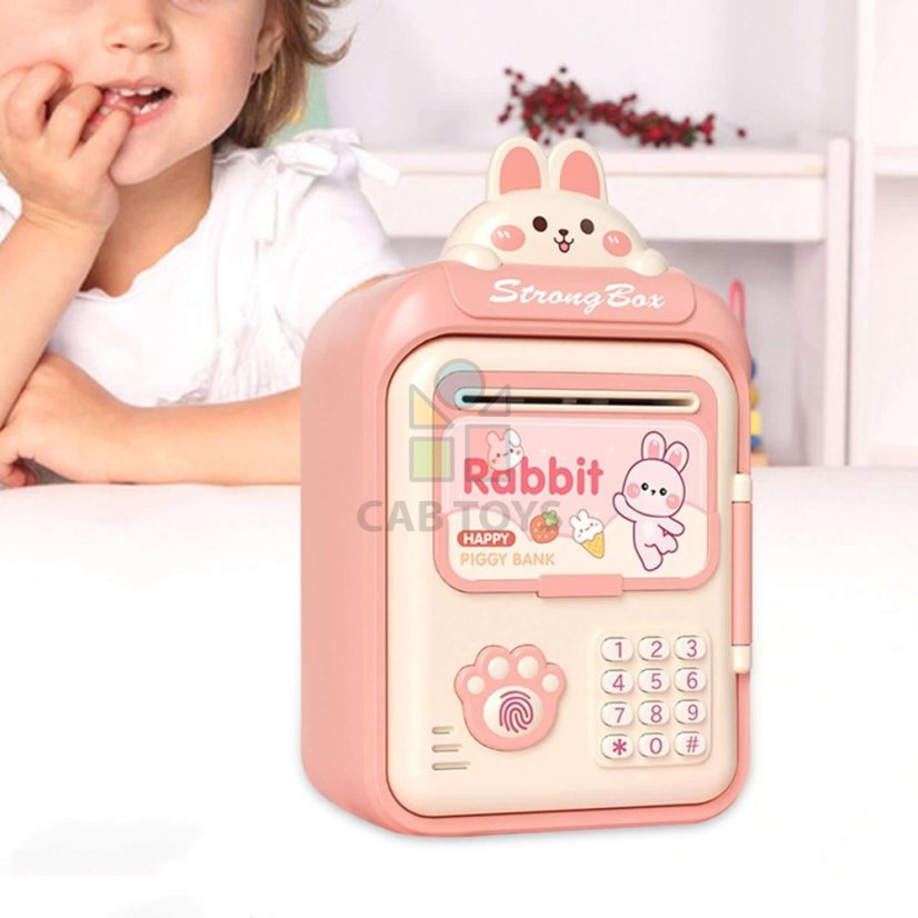 Elektronická pokladnička pro děti růžová