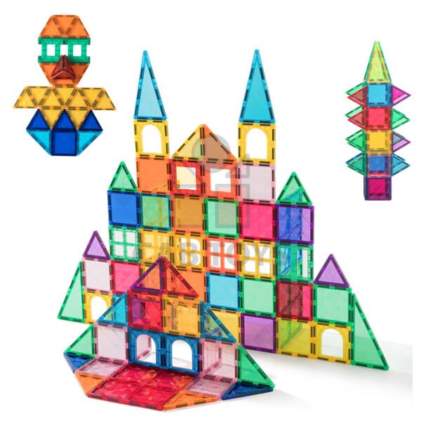 Magnetická stavebnica - 32ks + box