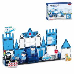 Magnetická stavebnice Police 42ks – Magnetic Tiles