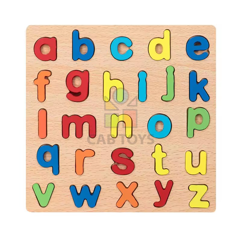 3D dřevěné puzzle pro děti - Písmena 2 3D dřevěné puzzle pro děti - Písmena 2