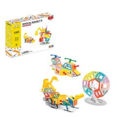 Magnetická stavebnice Engineering set 138ks - Magical Magnet II