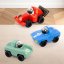 Magnetická stavebnice Racing Track Magnetic Tiles – závodní dráha, 75 ks