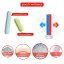 Magnetická stavebnice 32ks - Solid Color Magnetic Sticks