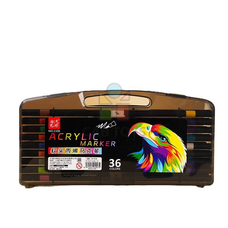 Akrylové pera 36ks - umělecký komplet