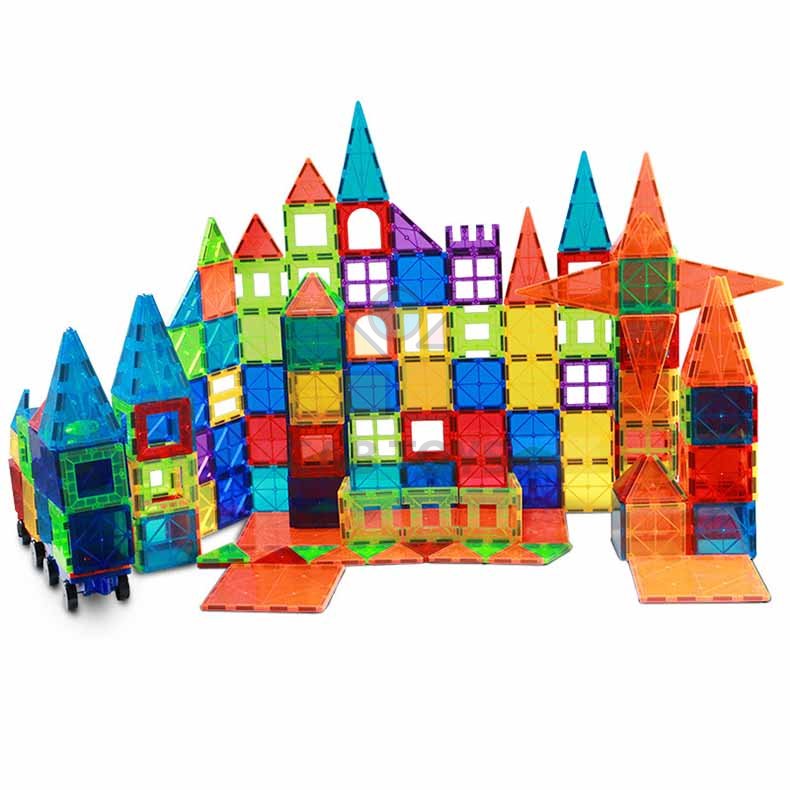 Magnetická stavebnice pro děti sada 120ks – Magnetic Tiles II