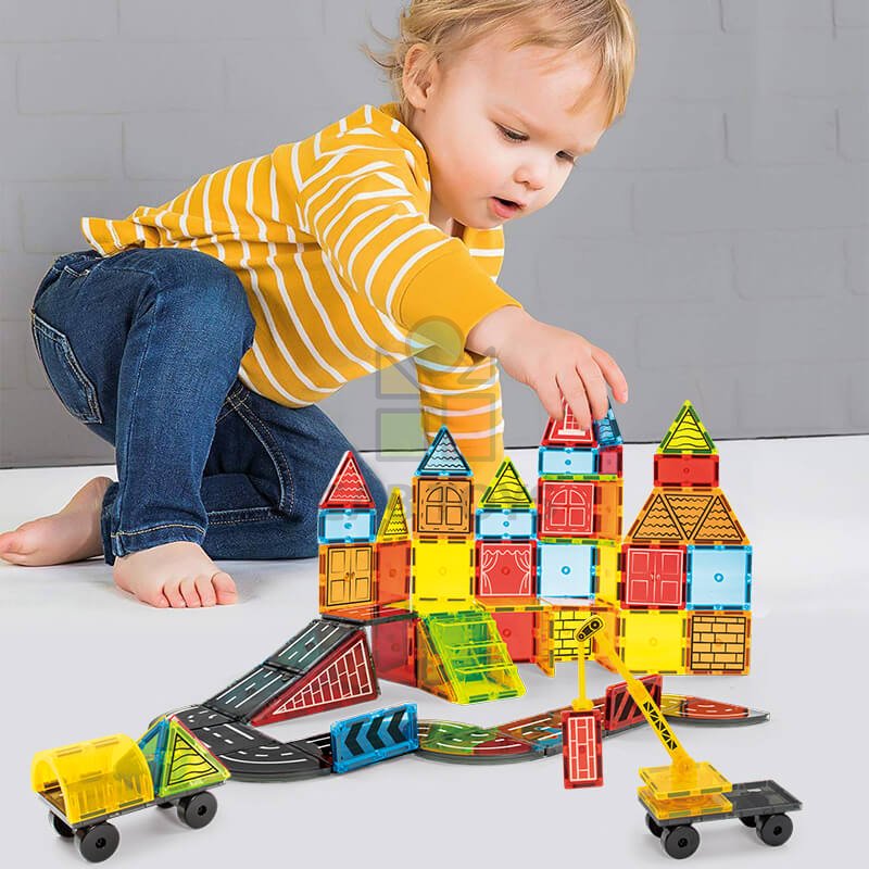 Magnetická stavebnice Dream Builder 42ks sada - Magnetic Tiles