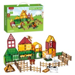 Magnetická stavebnica Farm sada 76ks - Magnetic Tiles