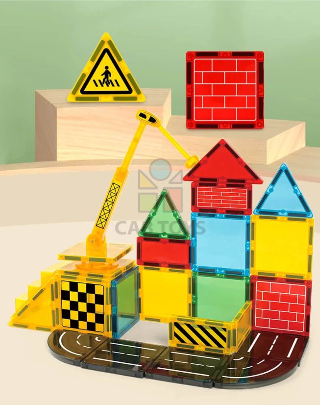 Magnetická stavebnice Dream Builder 72ks sada - Magnetic Tiles