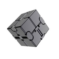 Infinity Cube Antistresová kocka kovová - čierna