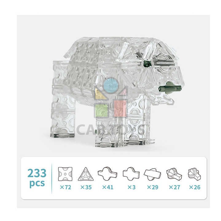 Stavebnica model ľadový medveď 233ks