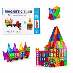 Magnetická stavebnica - 108 ks