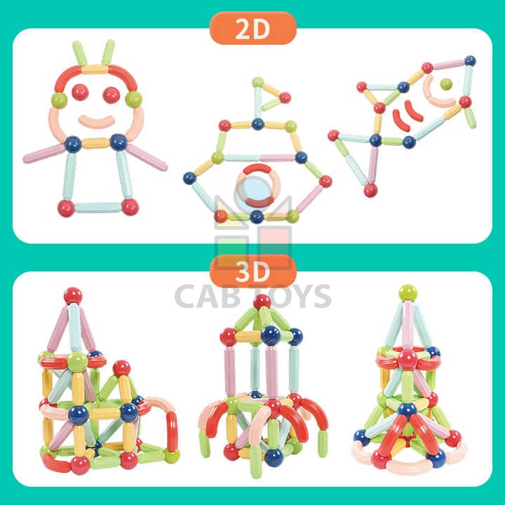 Magnetická stavebnica 32ks - Magnetic Sticks XL