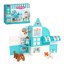 Magnetická stavebnice Pet Clinic Magnetic Tiles – veterinární klinika, 28 ks