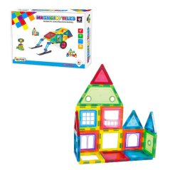 Magnetická stavebnica 48ks sada - Magnetic Tiles