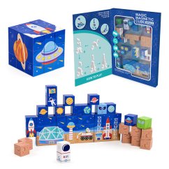 Magnetická stavebnice Magic Magnetic Cube - Space