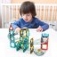Magnetická stavebnice Marble Roller 88ks sada - Magnetic Tiles