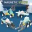 Magnetická stavebnice 29ks - Magnetic Sticks XL Vehicle